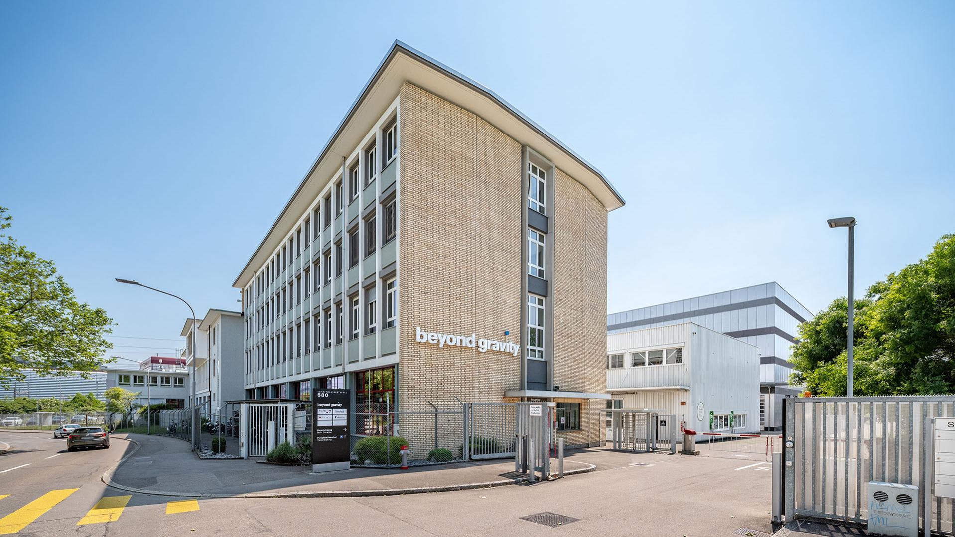 The company building of Beyond Gravity in Zurich-Seebach (Switzerland).