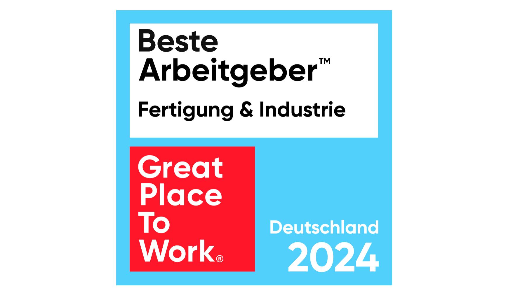 ZEISS Vision Care Germany receives the award „Best Employers Manufacturing & Industry 2024“