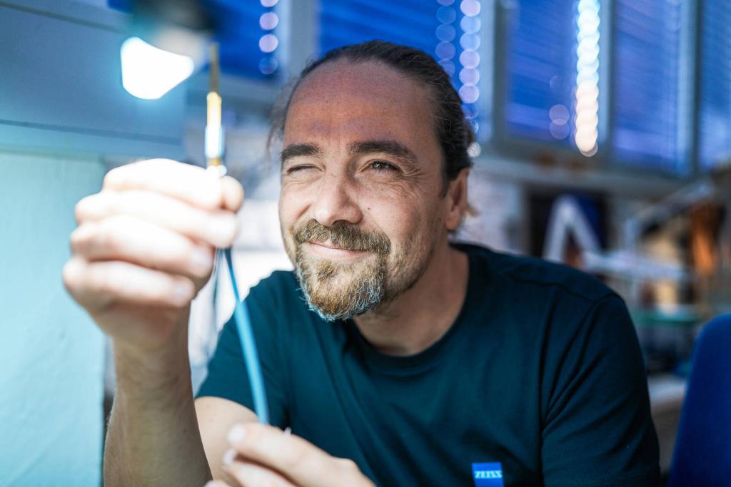 Franko Dittert at work
