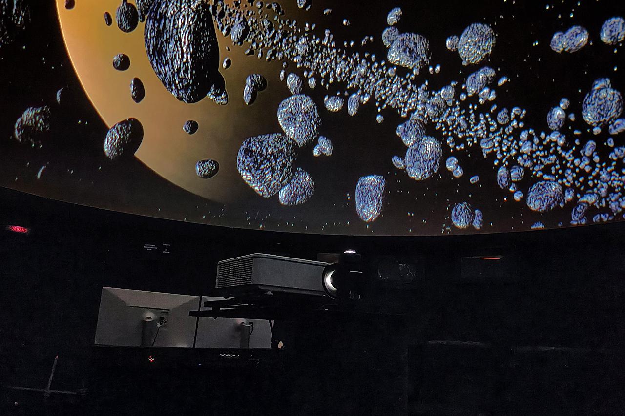 Projection at Bremen Planetarium 