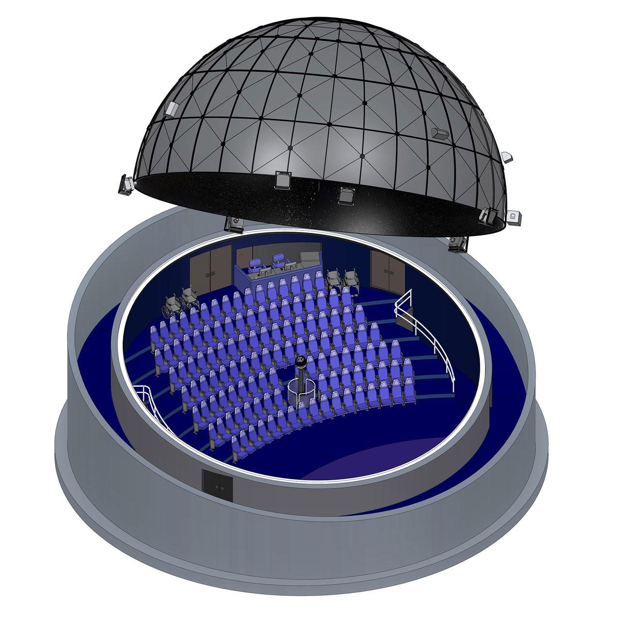 3D model of a planetarium