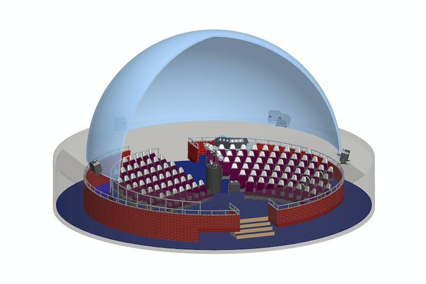 Example: classic small planetarium