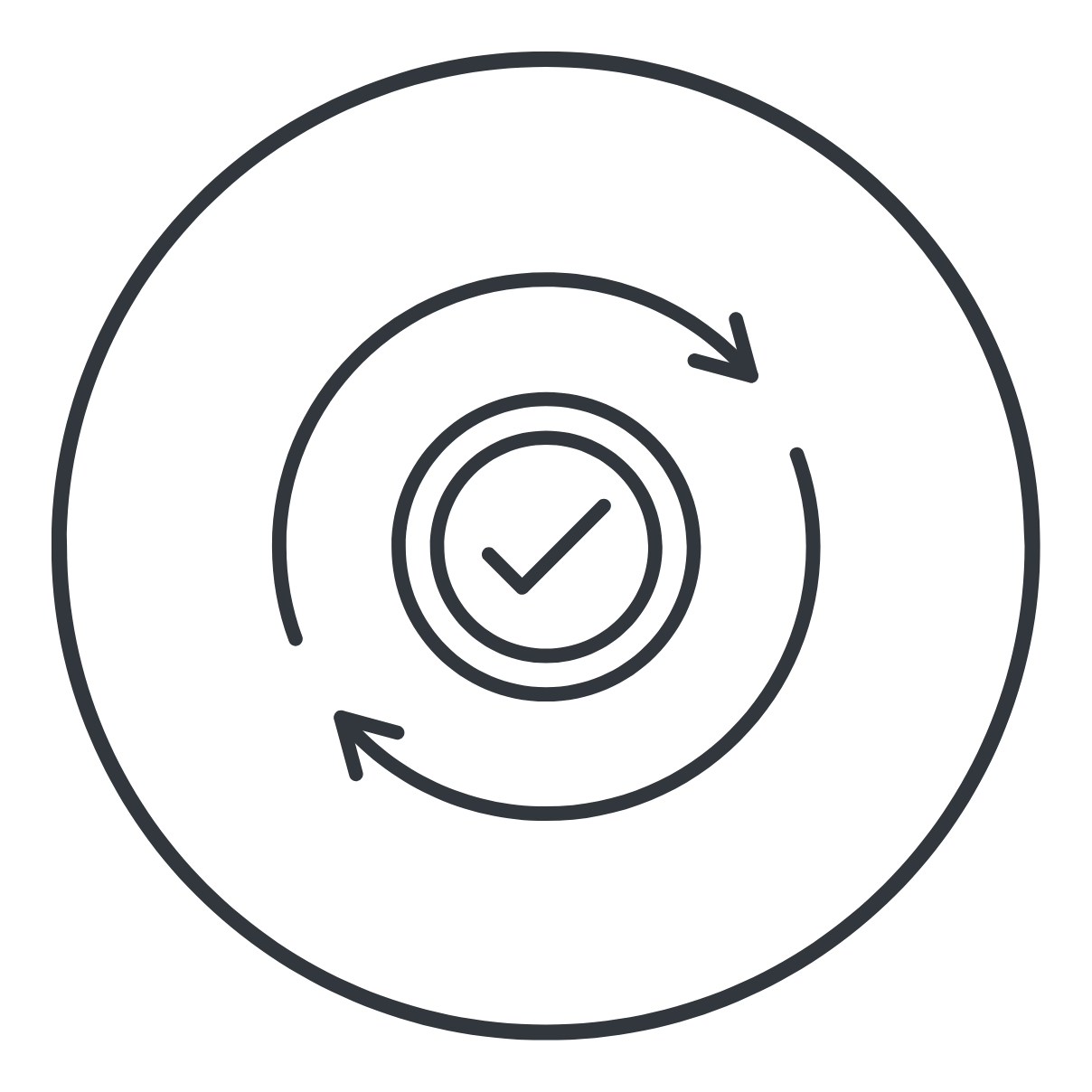 consistency and trust icon