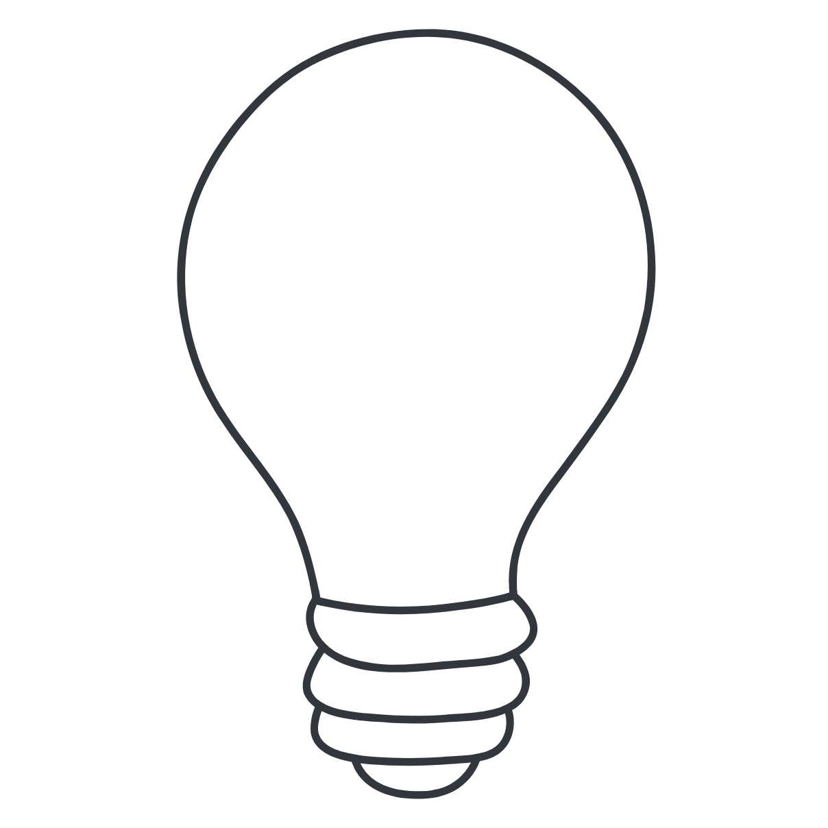 icon showing a light bulb