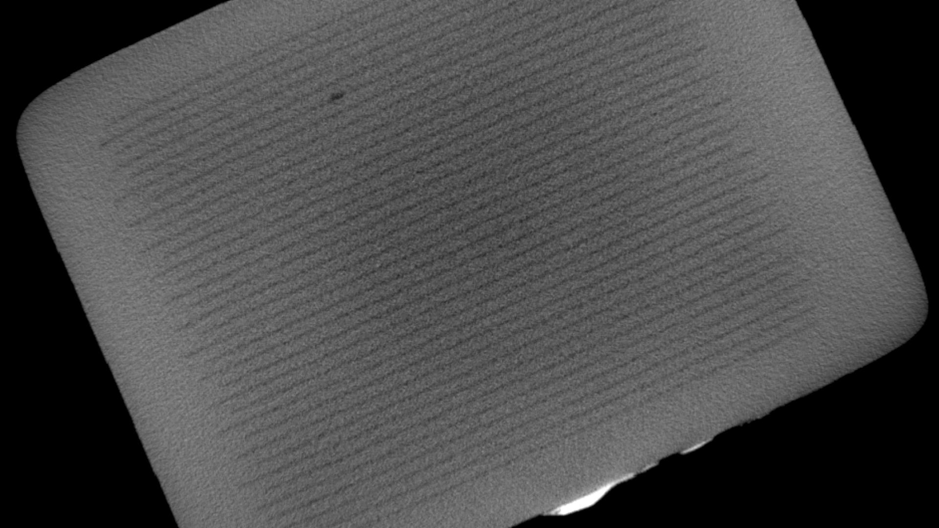 Inspection of the 3D XRM data revealed an anomalous region in one of the MLCC nickel plate layers