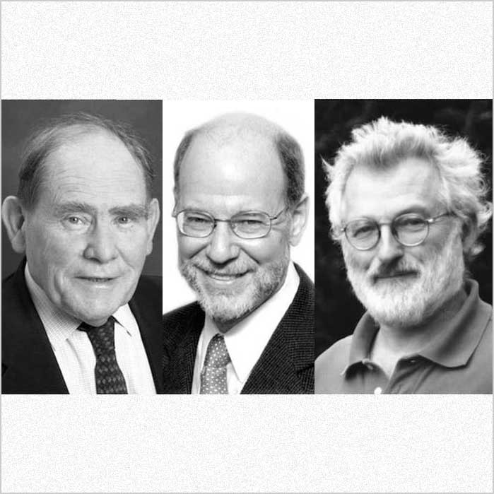 Sydney Brenner、H. Robert Horvitz和John E. Suiston，2002年诺贝尔化学奖得主