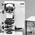 1982 - The laser scanning microscope, a microscope system with object scanning through an oscillating laser beam and electronic image processing.