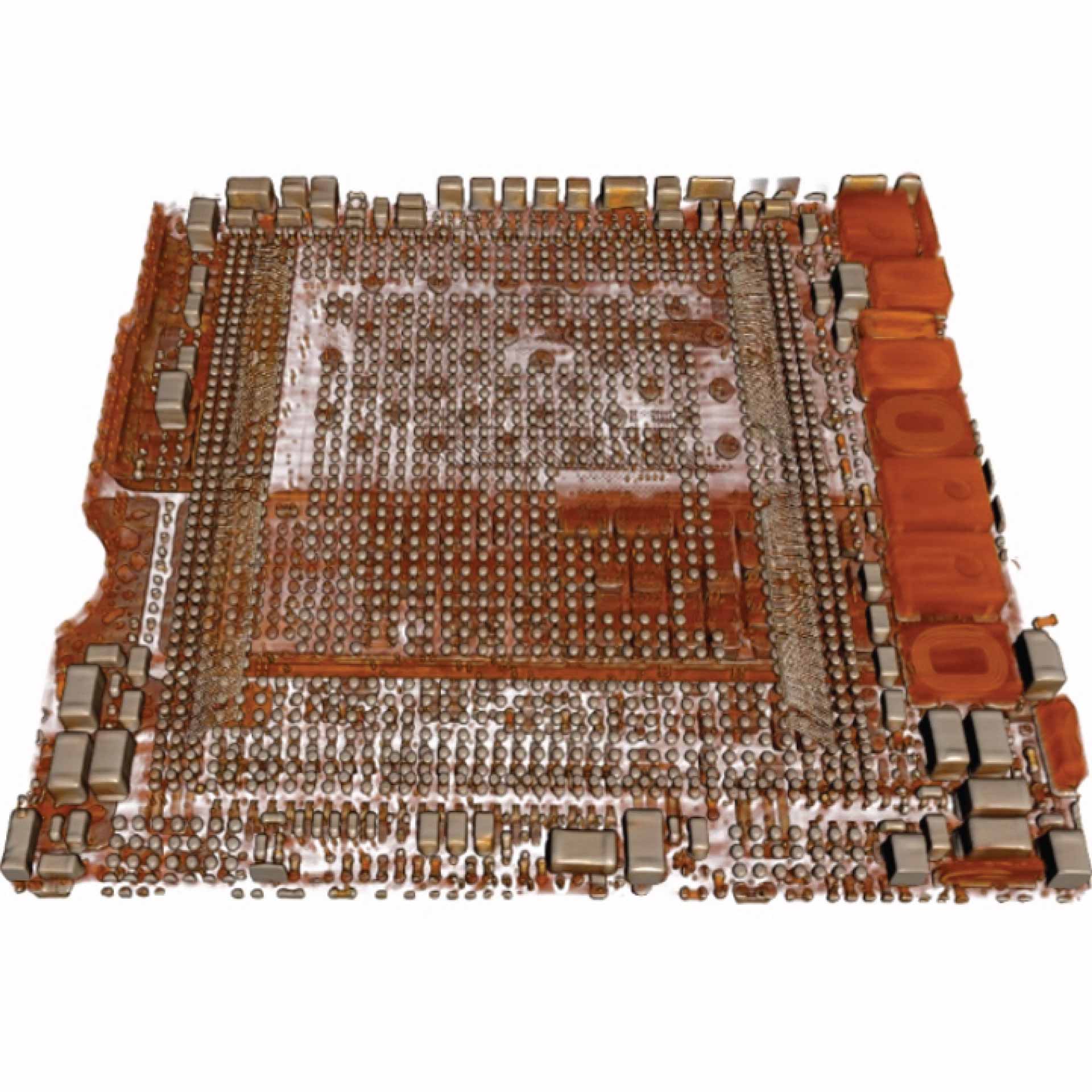 3D X-ray Image of Smartphone Main Control Board