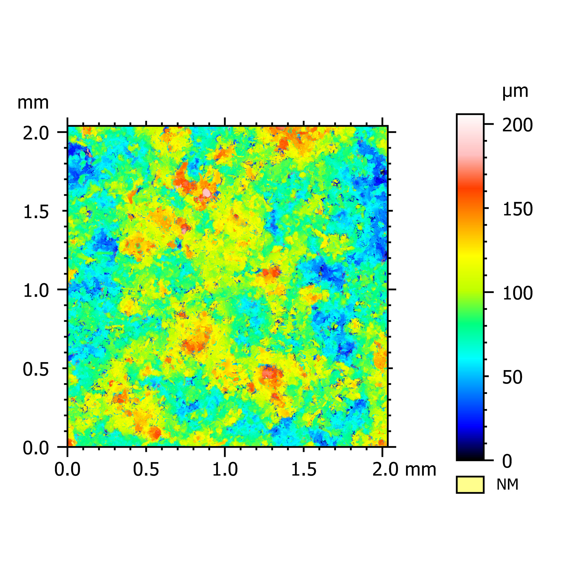 3D Surface map of thermally sprayed aluminium on steel substrate, with Smartproof 5.