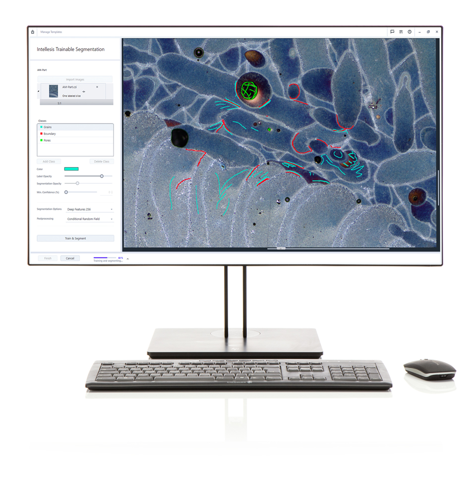 ZEISS ZEN Intellesis uses guided machine learning to overcome these segmentation issues.