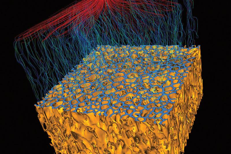 Porous Polymer fluid flow