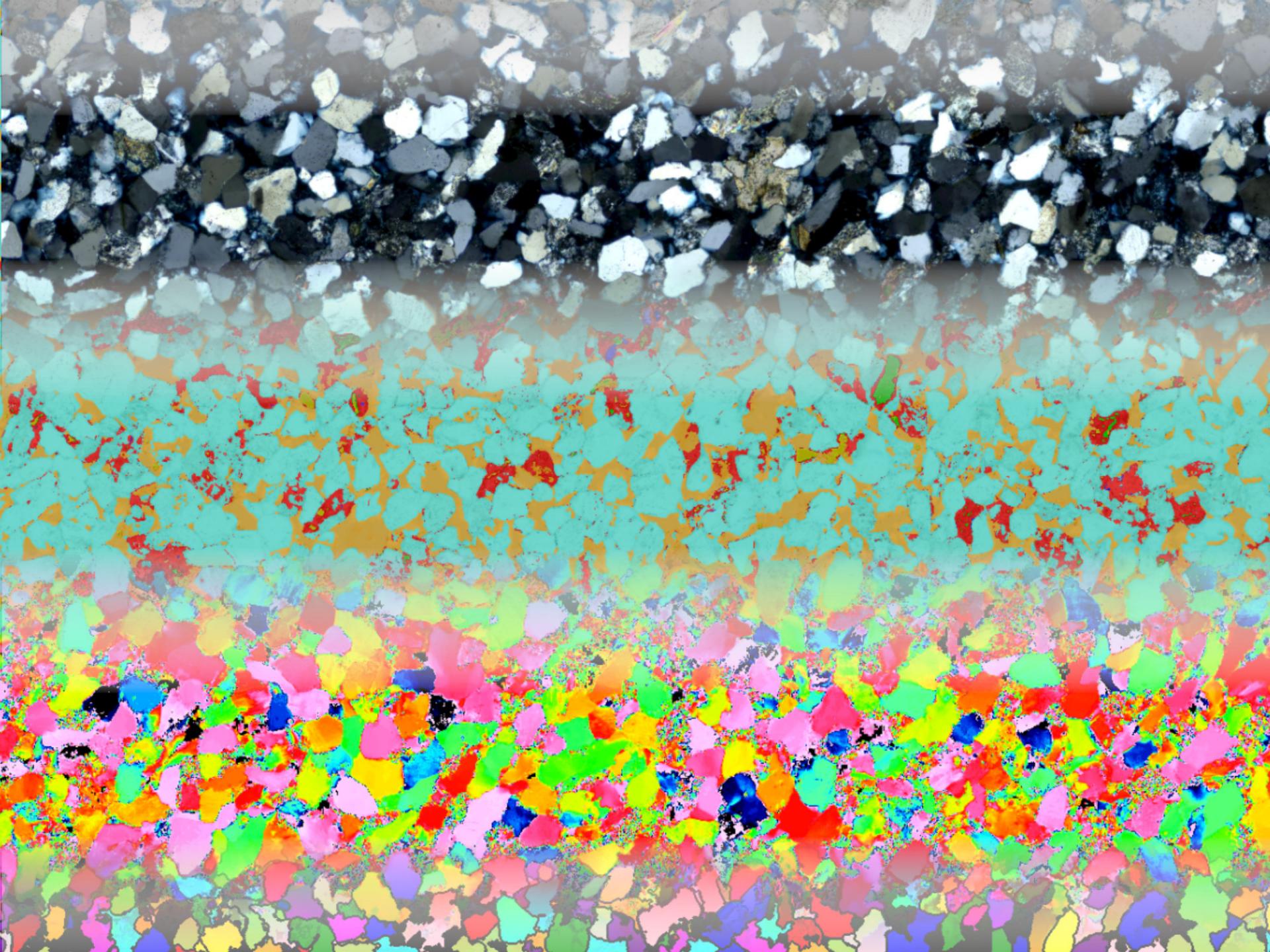Multichannel acquisition and machine learning segmentation of Berea Sandstone.