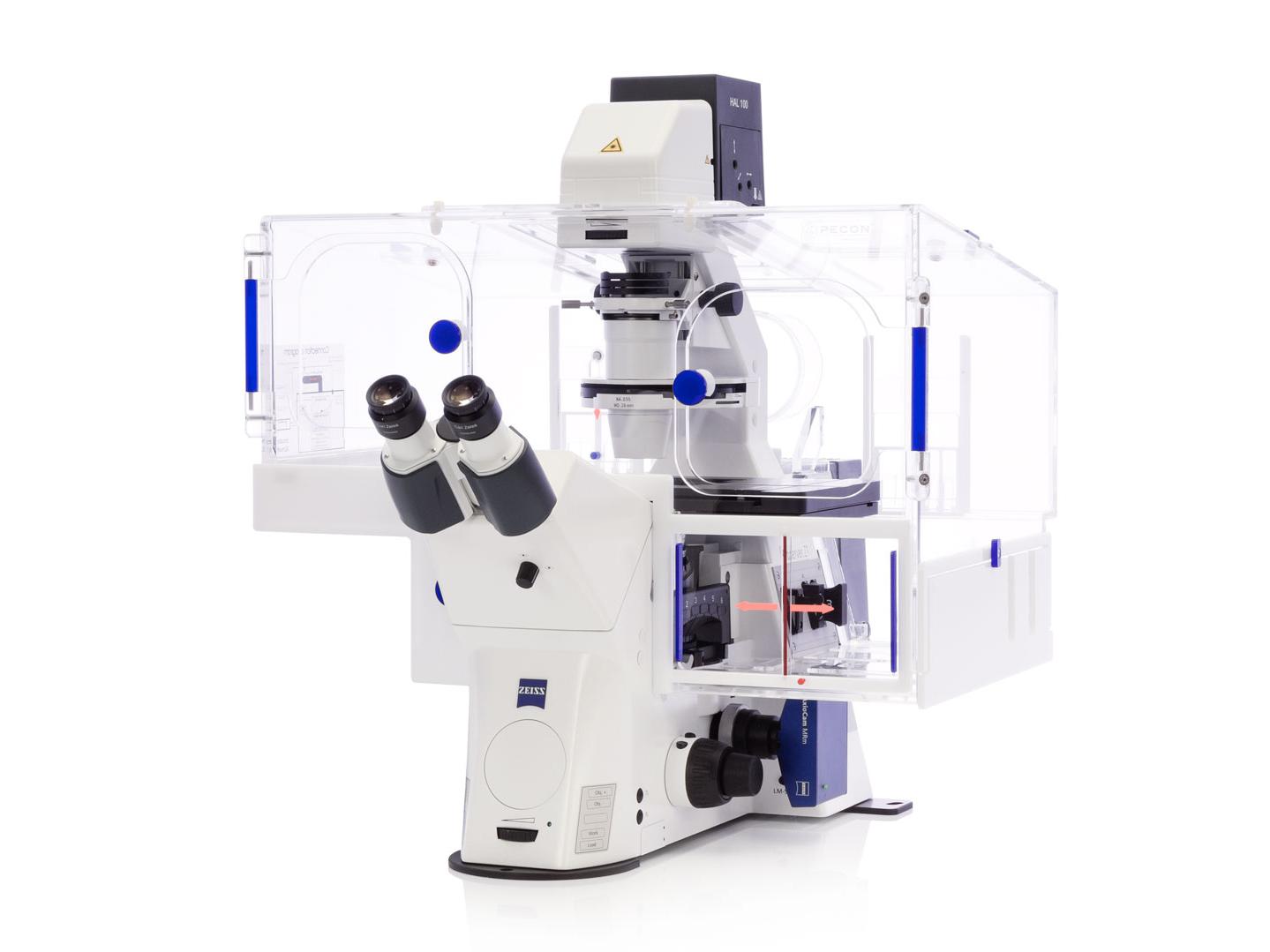 生体試料や高感度顕微鏡試料の再現性の高い環境パラメータを作成します。
