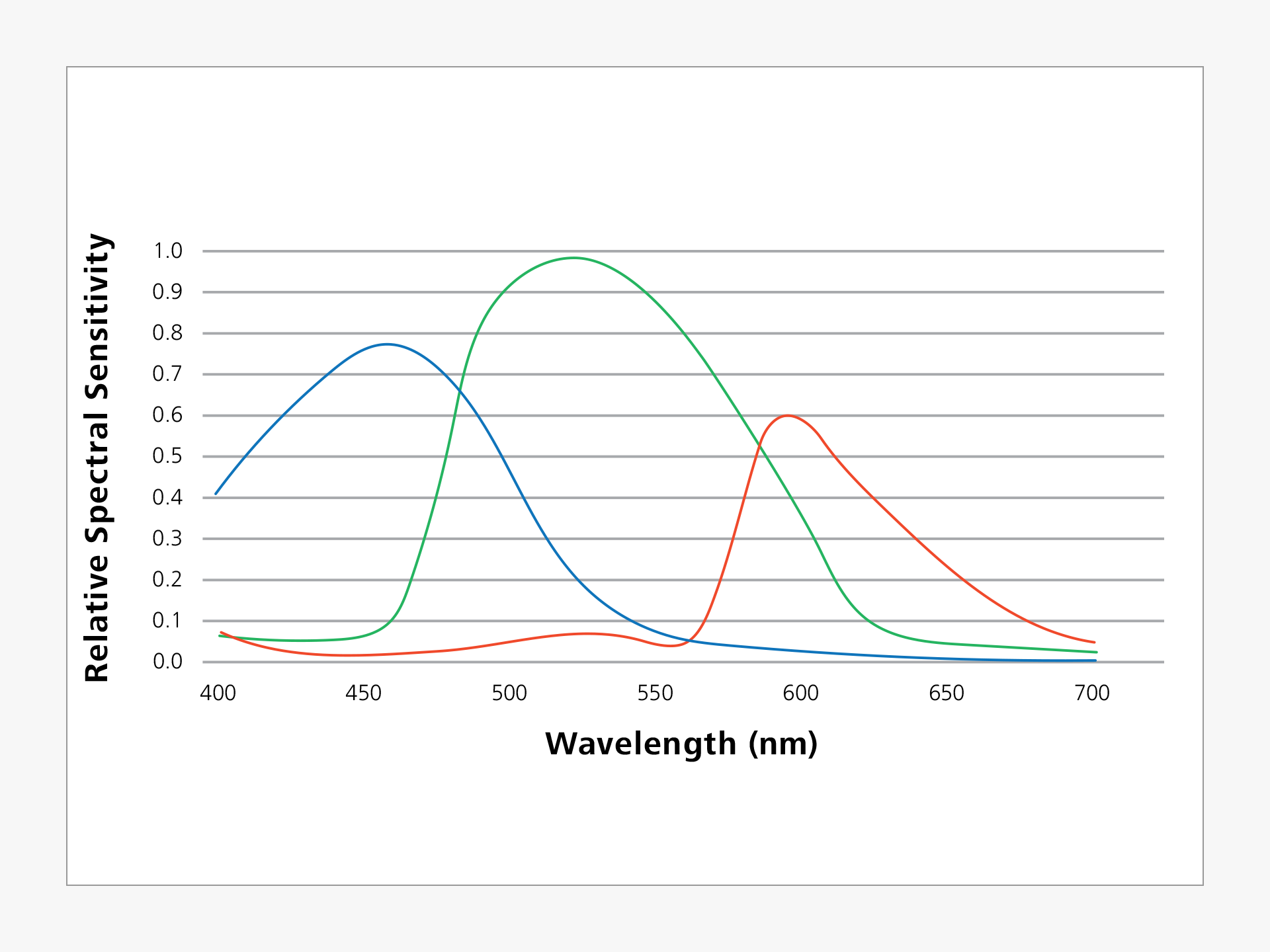 Relative Spectral Sensitivity