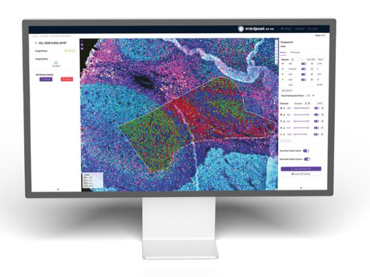 Mindpeak. AI-powered data analysis and image management platform 