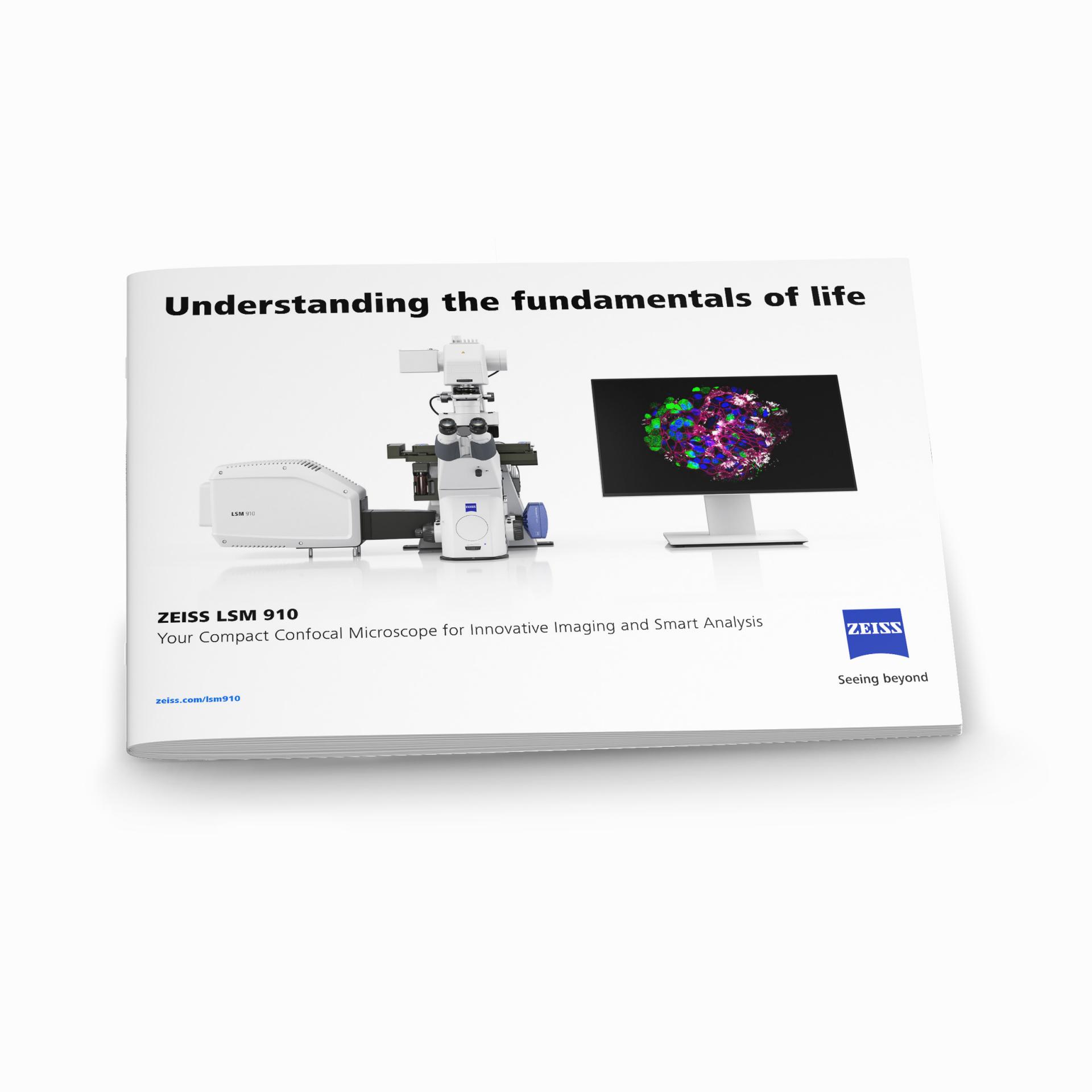 image of LSM 910 product brochure