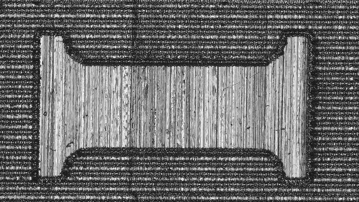 Laser-structured metal part, EC EPIPLAN 5×/0.13