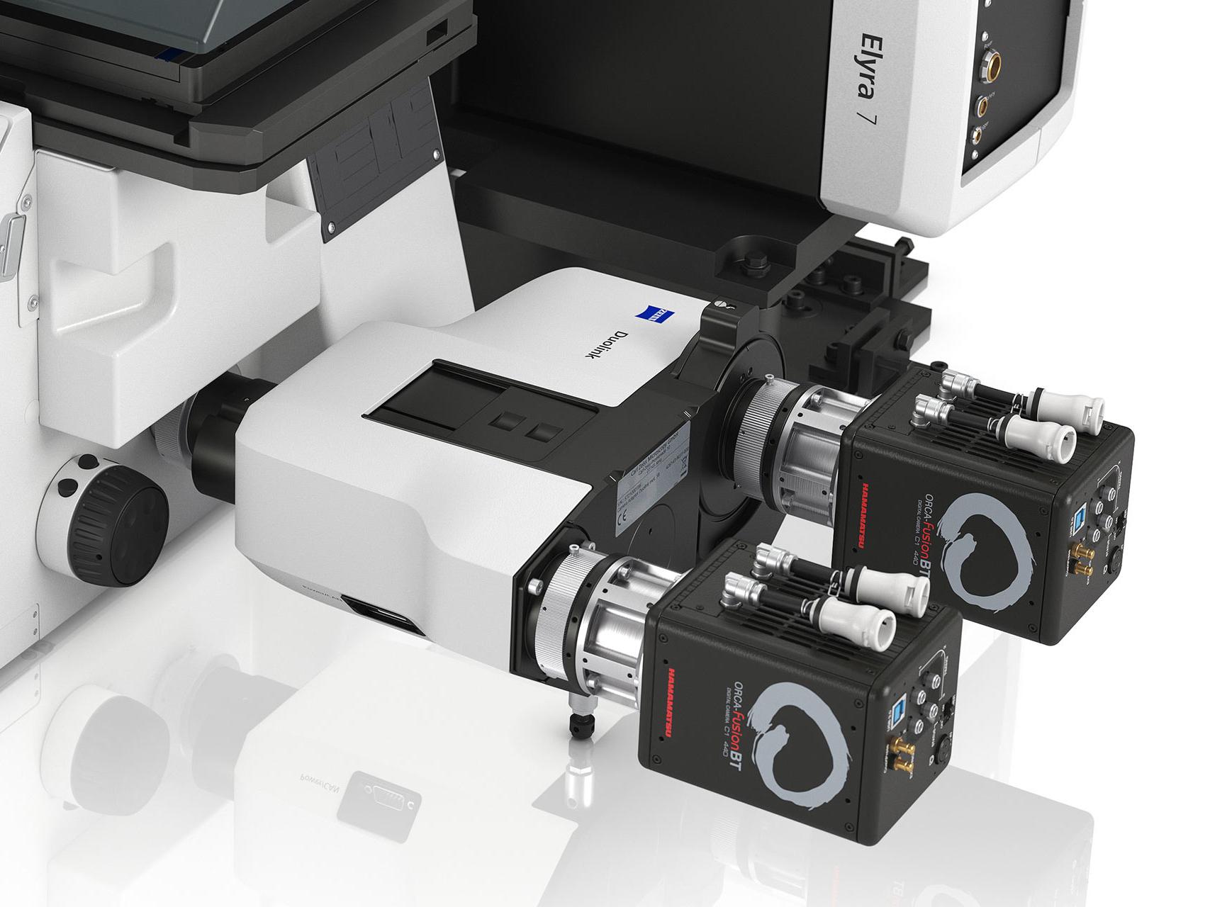 Elyra 7 Duolink combiné à deux caméras ORCA-Fusion de Hamamatsu
