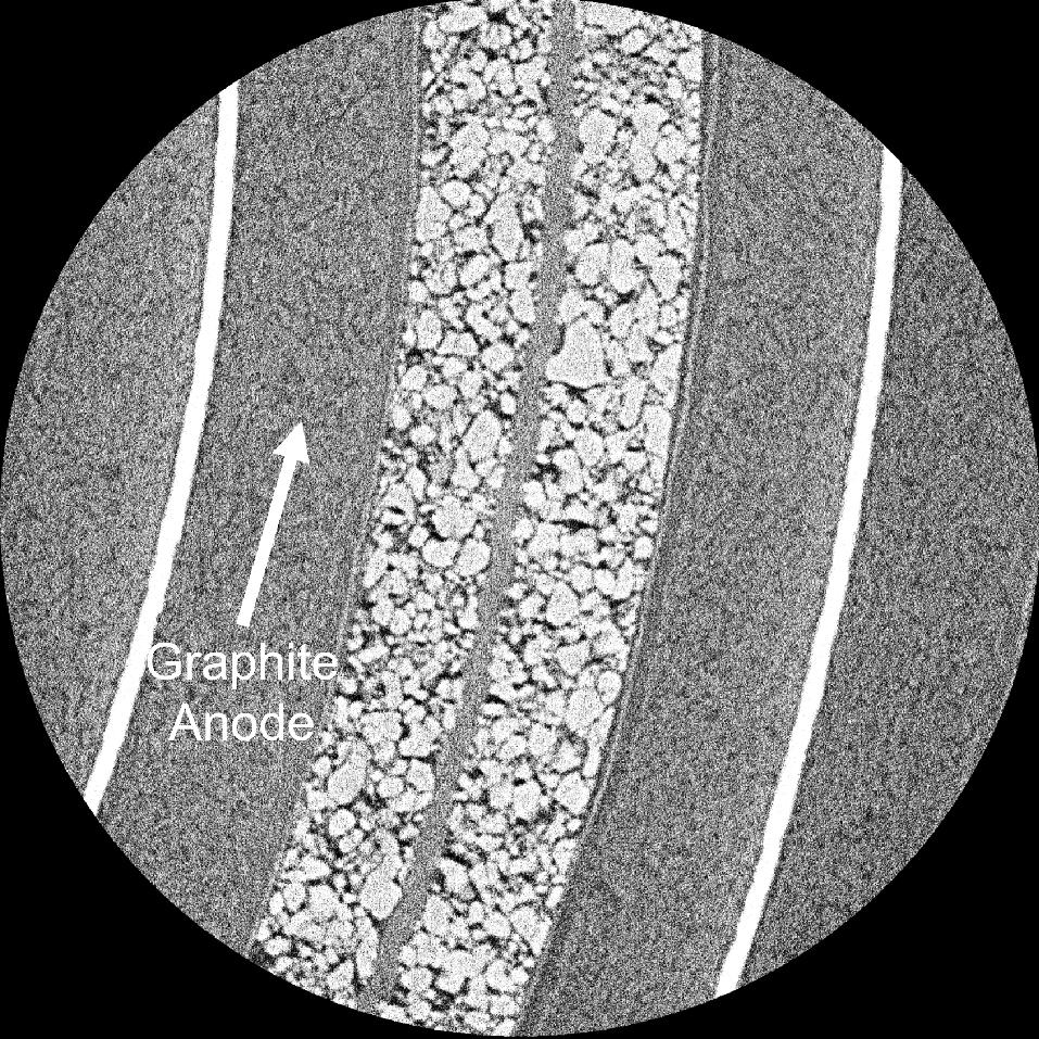 This FDK image, with labels, demonstrates significant noise in comparison to the DeepRecon Pro image