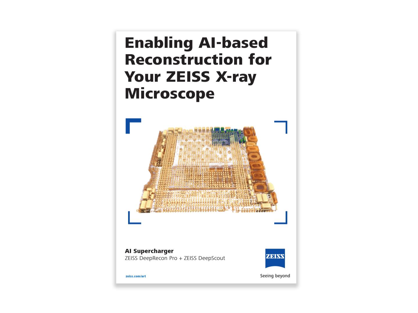 Enabling AI-based Reconstruction for Your ZEISS X-ray Microscope