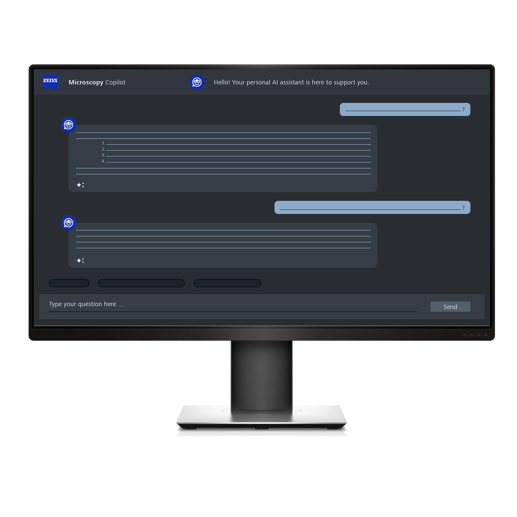 Microscopy Copilot on a computer screen.