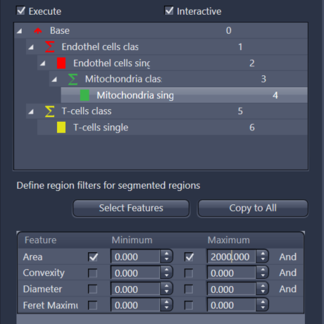 Screenshot Flexible Object Filtering
