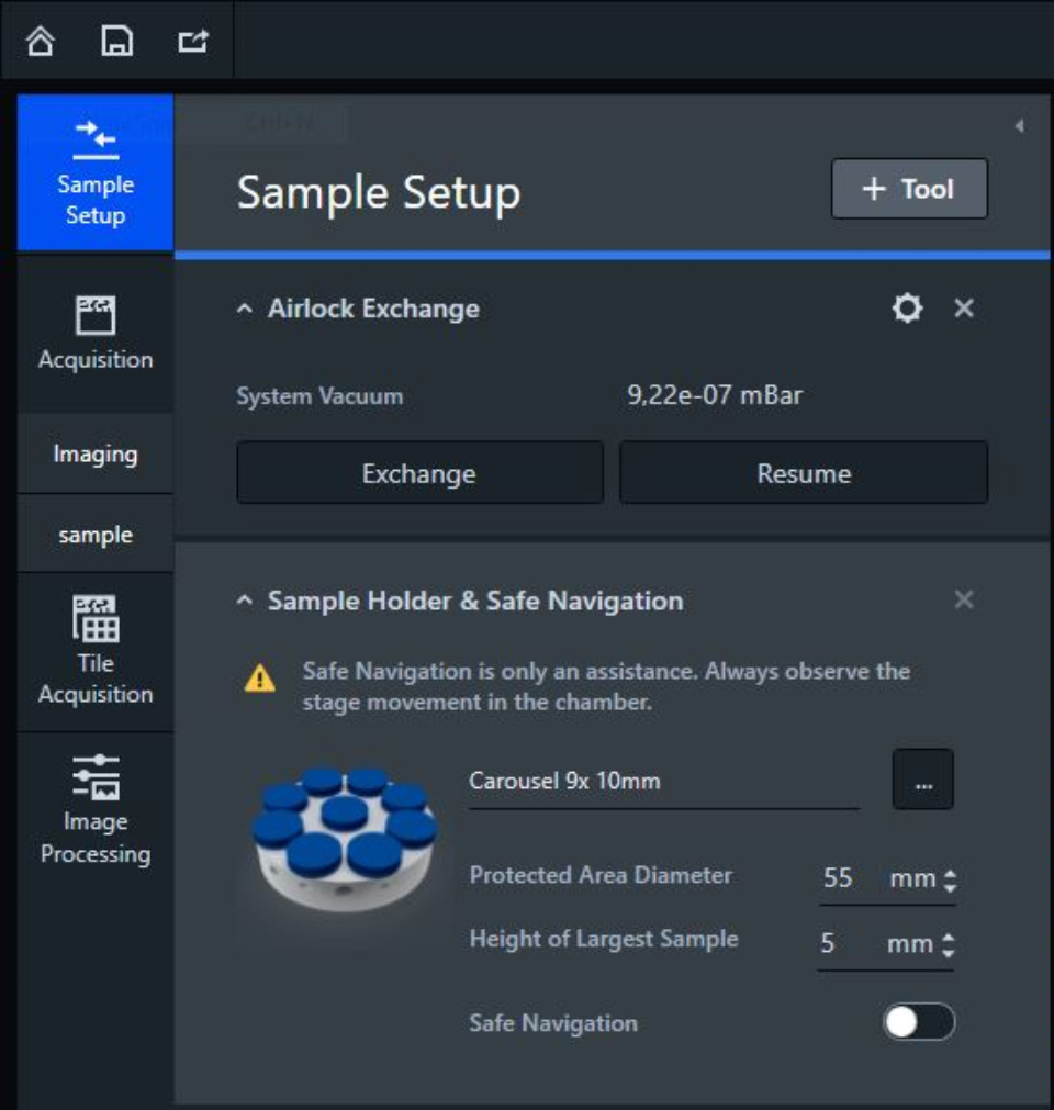 The central Navigation Workspace is a unique concept featured by ZEN core. It guides all your workflows thanks to the adaptable workbenches and easy top navigation. It allows for easy navigation and intuitive operation. 