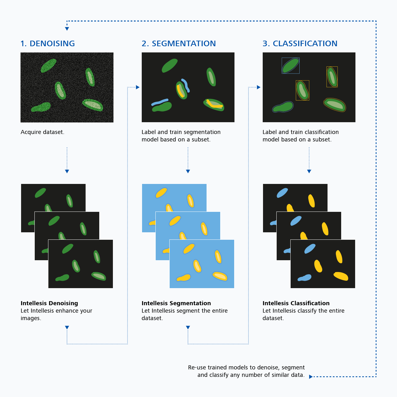 Améliorez chaque étape du processus d'analyse grâce à l'apprentissage automatique.