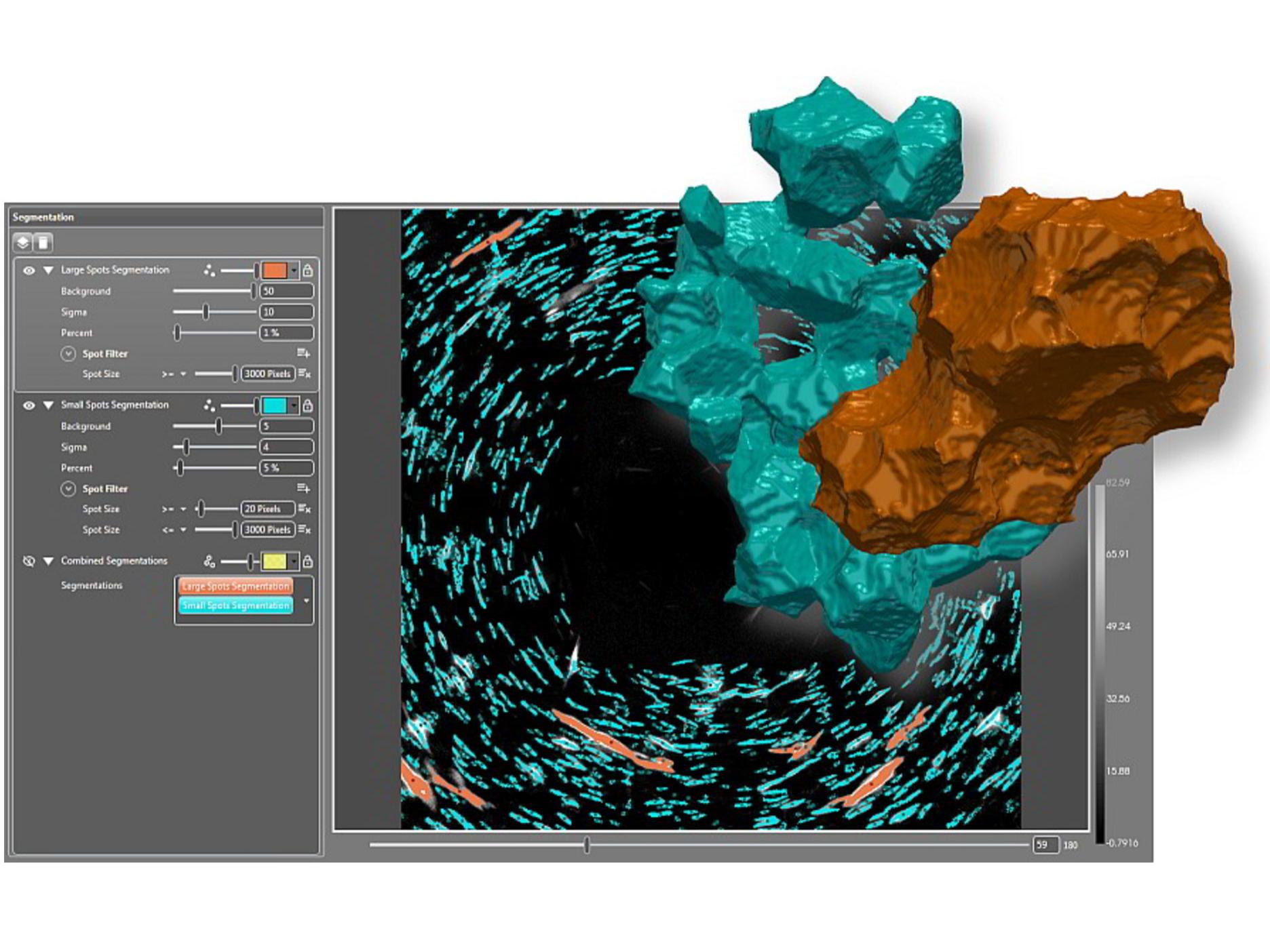 Reconstruction granulaire en 3D