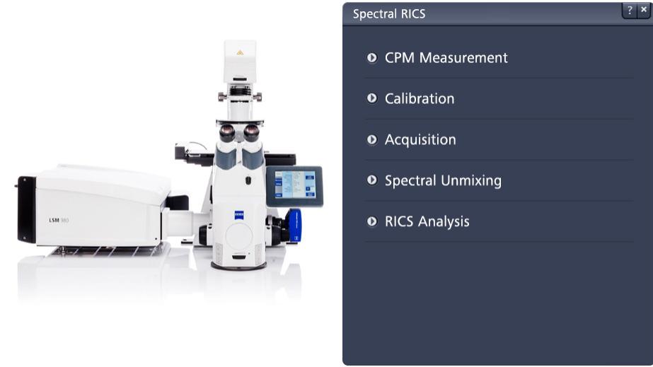 Figure 3: LSM 980 system and Spectral RICS module