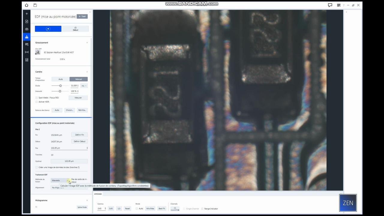 Réaliser une Acquisition 2D avec ZEISS ZEN Core