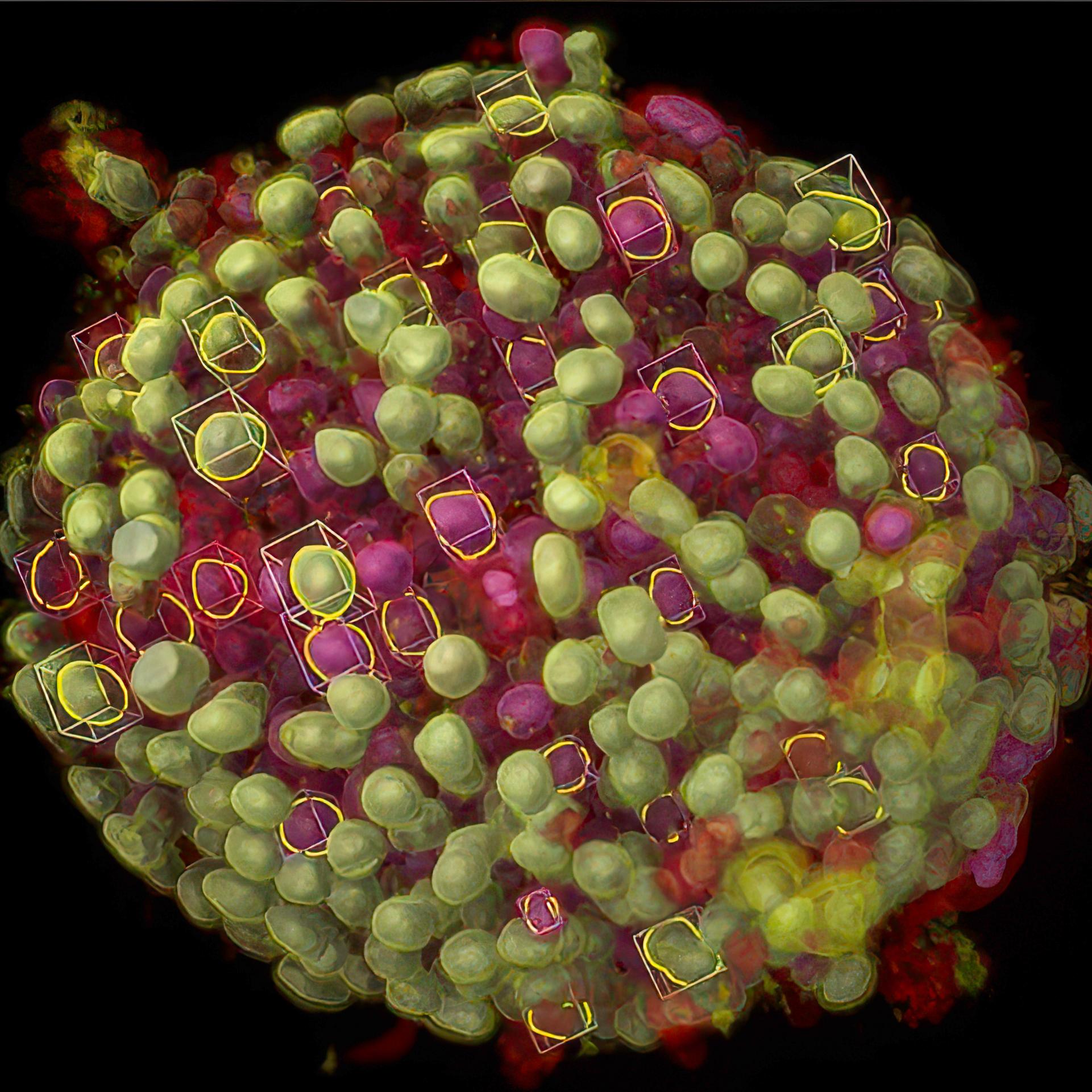 3D organoid segmentation, human pancreatic islet microtissue