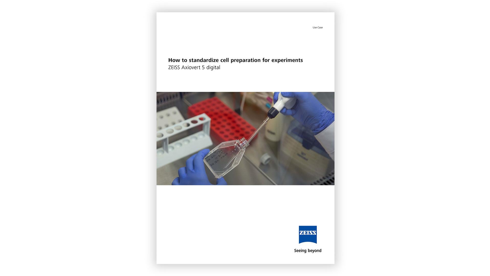 How to Standardize Cell Preparation for Experiments - Cover