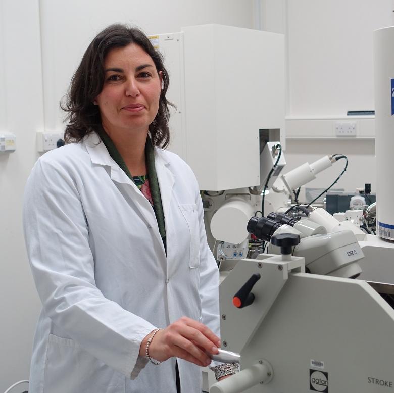 Dr. Federica Mangione with ZEISS Sigma FE-SEM