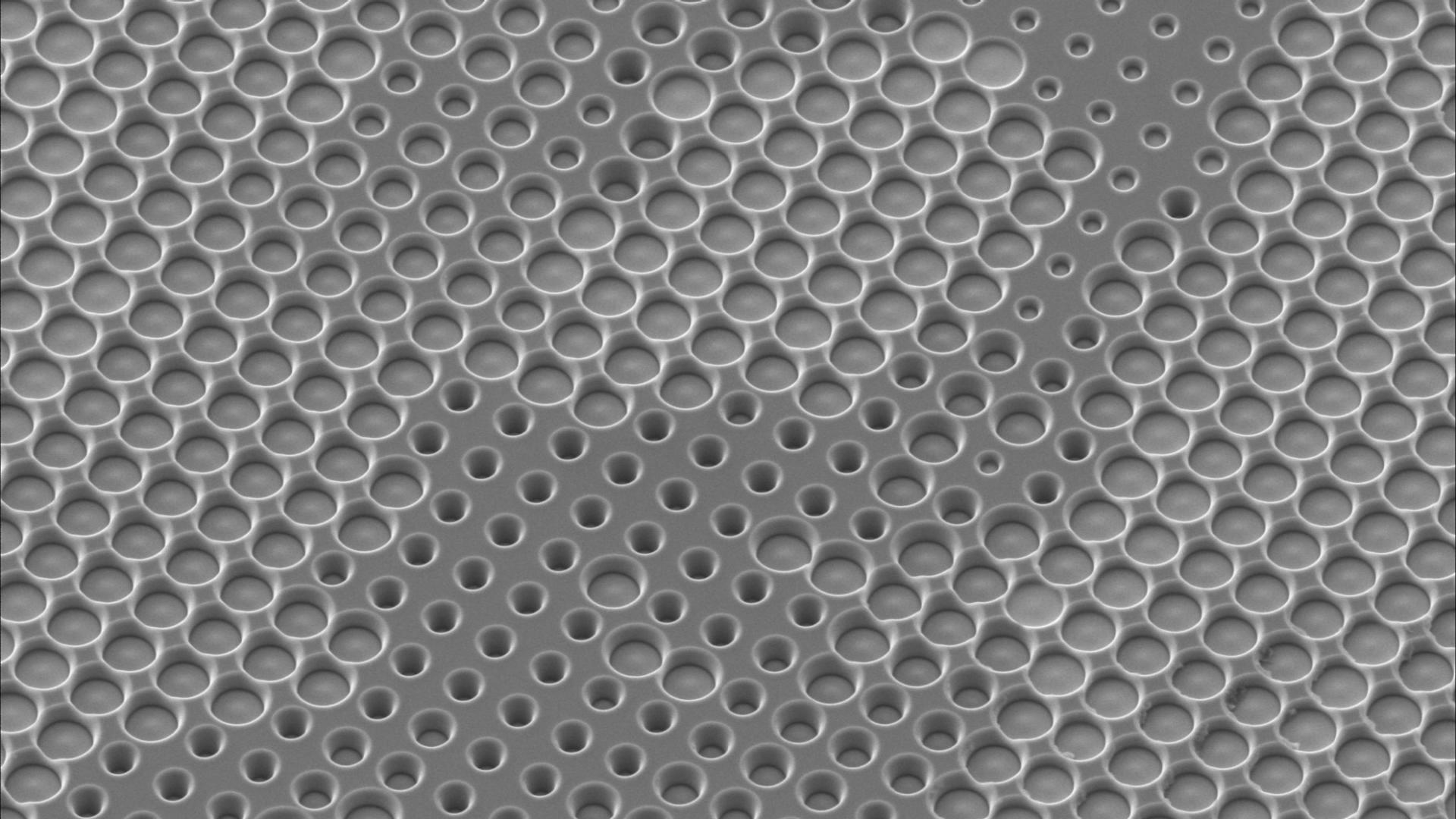  Mie-voids in a Silicon Wafer | Reproduction of Improvisation 9 from Kandinsky
