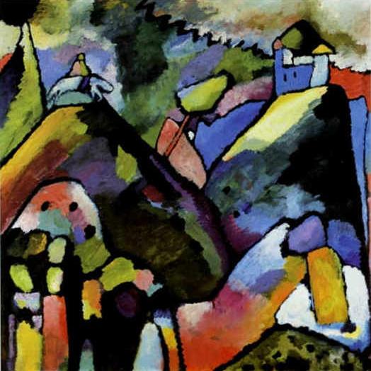 Improvisation 9 from Wassily Kandinsky, created in 1910