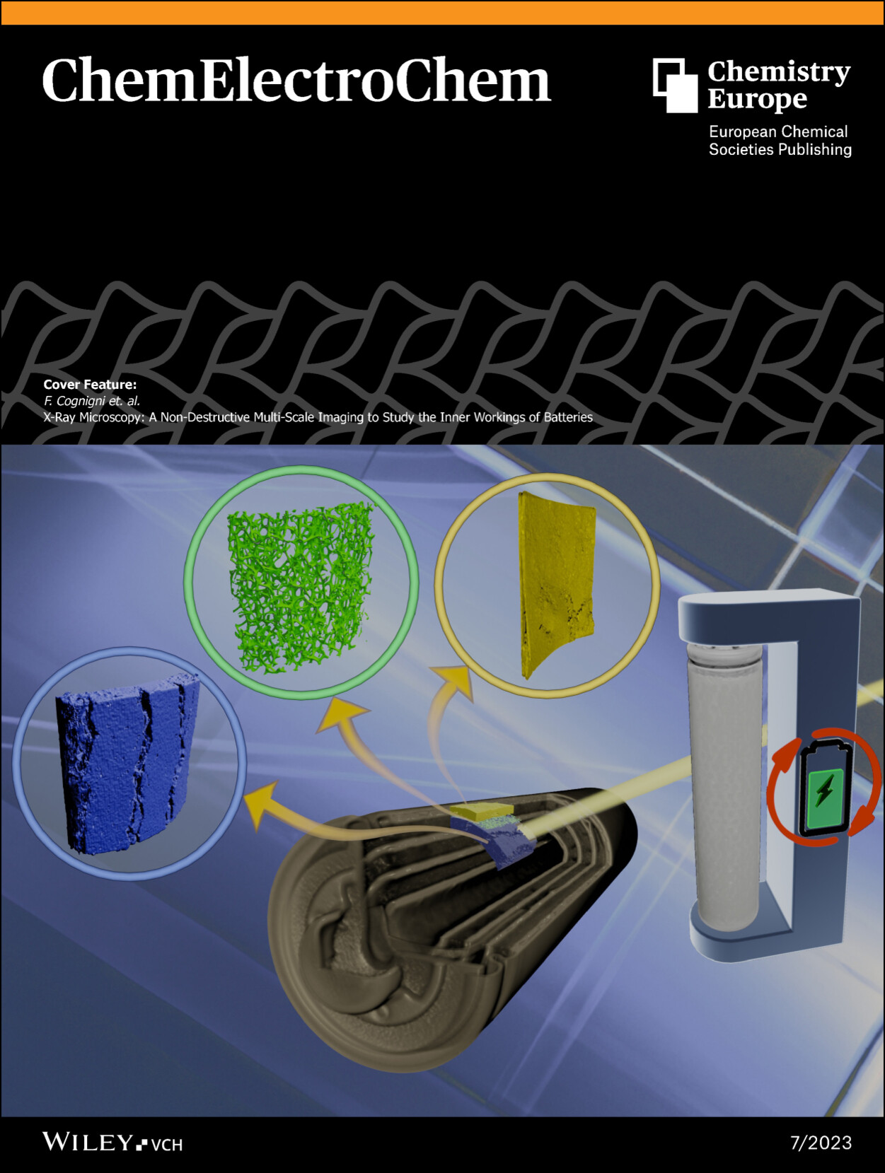 ChemElectroChem Cover Battery Research