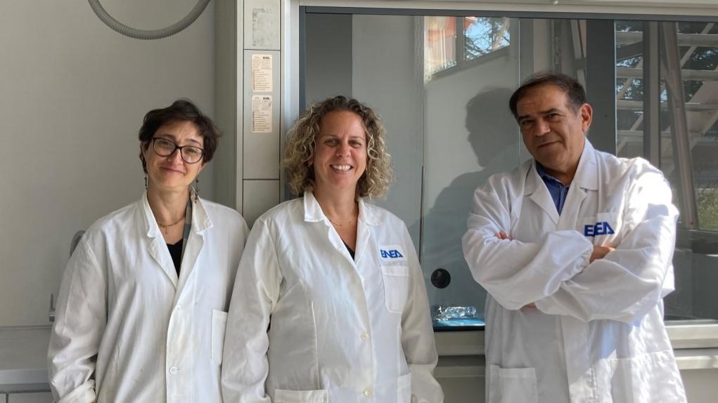 The ENEA research group (from left to right): Dr. Annalisa Aurora, Dr. Claudia Paoletti and Dr. Pier Paolo Prosini.