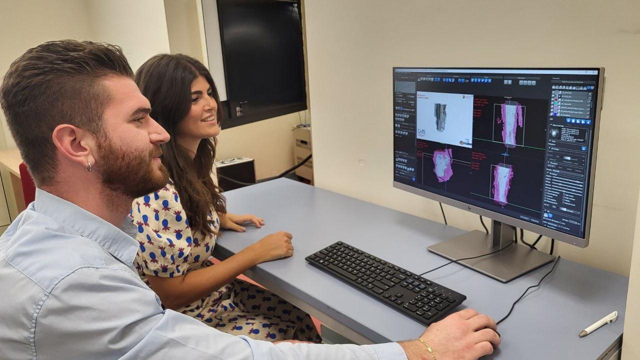 Flavio Cognigni and Dr. Martina Bernabale from Sapienza University of Rome 