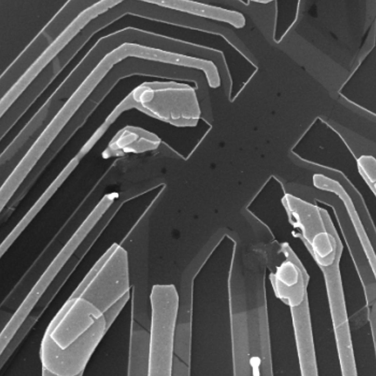 The University of Manchester | Mechanically exfoliated graphite flakes and electrical devices