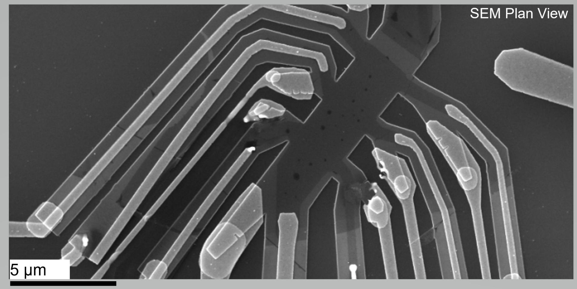 The University of Manchester | Mechanically exfoliated graphite flakes and electrical devices