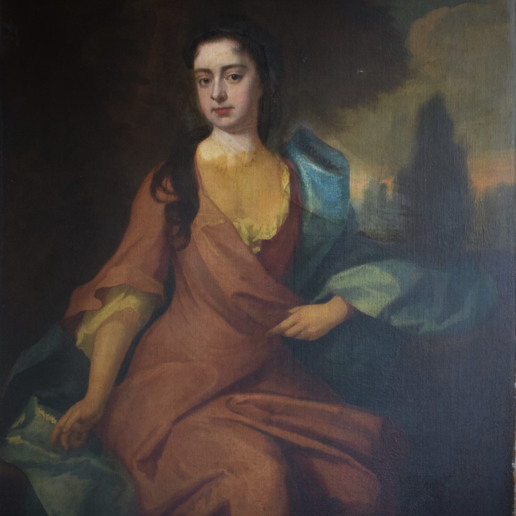 Queen Anne painting before treatment