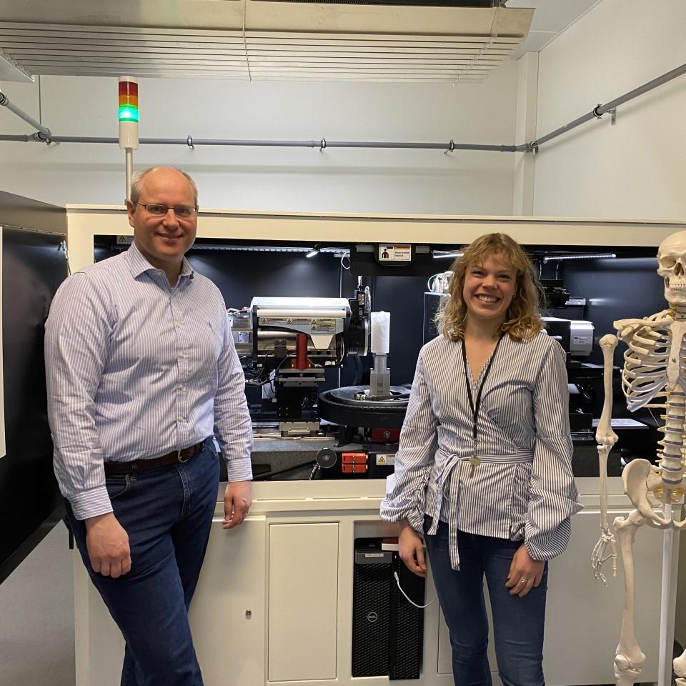 Henrik Birkedal (left) and Nina Kølln Wittig (right) from the Department of Chemistry and iNANO at Aarhus University (Denmark)