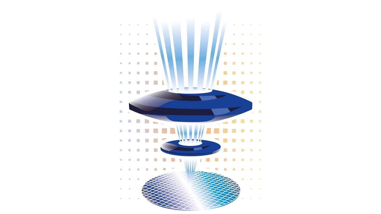 Light beams of the immsersion lithography in the DUV lithography