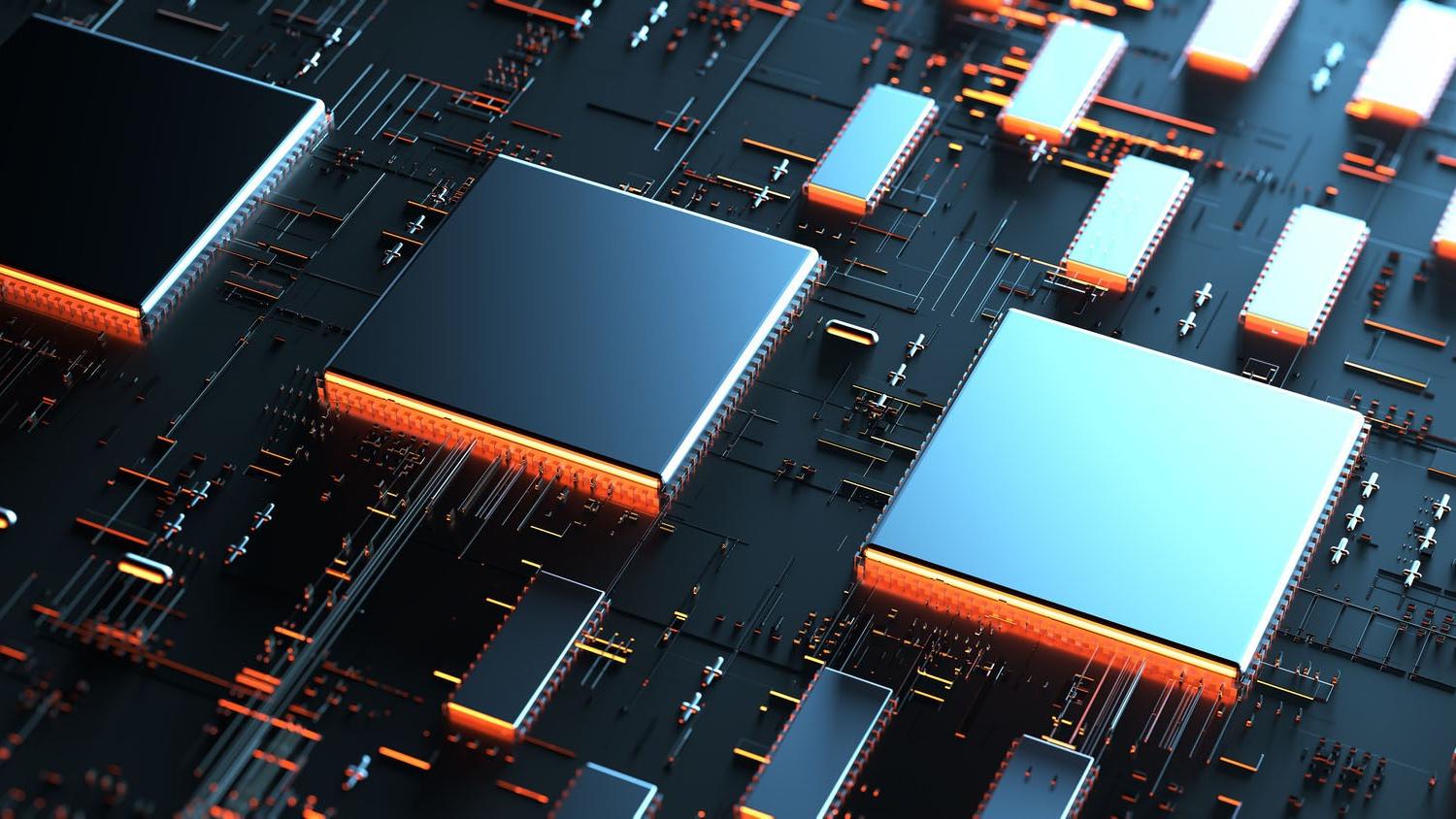 The semiconductor industry supports the production of microchips 