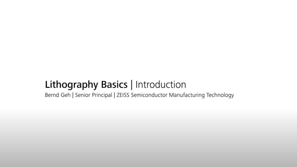 How lithography works, as explained by Bernd Geh Part 1