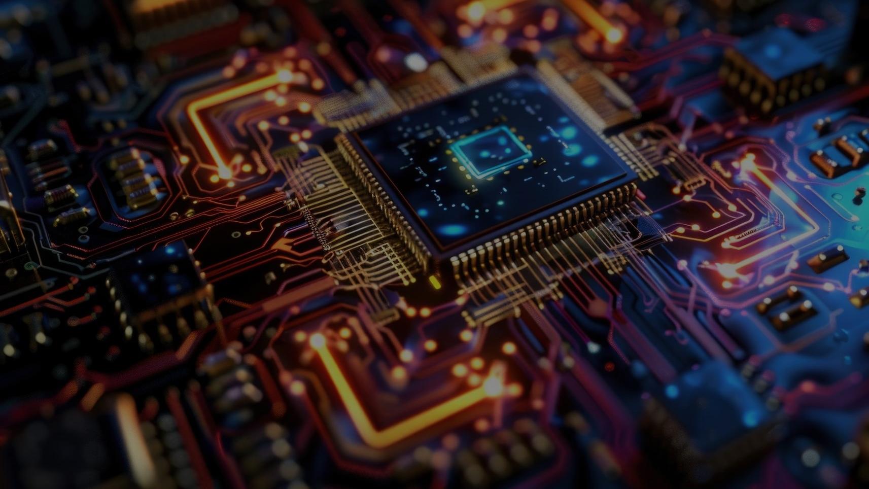 Microchip and conductor tracks