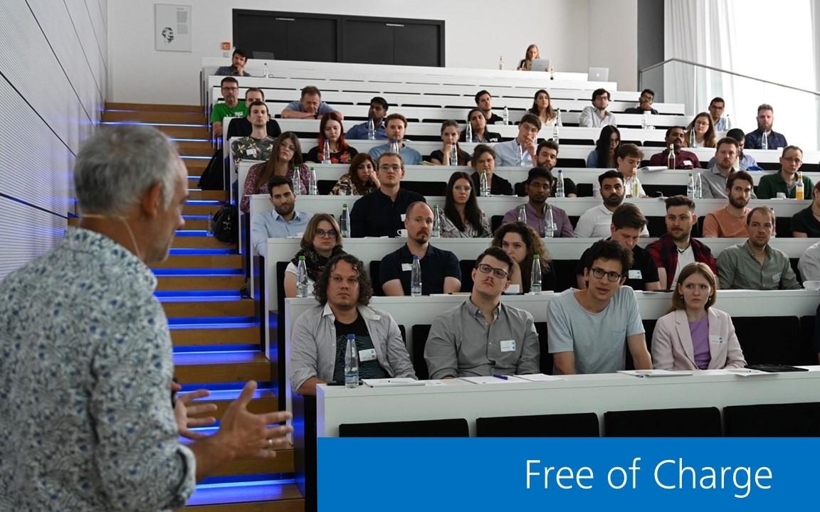 Presentation at the ZEISS European Summer School incl. button reading free of charge