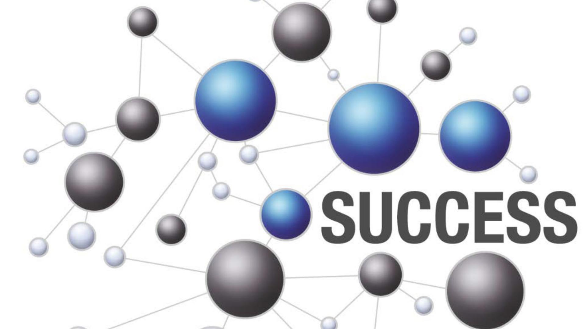The logo for the Success theme at SMT shows interconnected dots - the partner network.