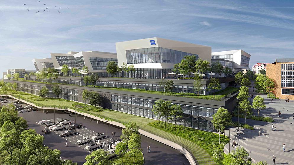 The new High-Tech Site Jena of the ZEISS Semiconductor Manufacturing Technology in Jena